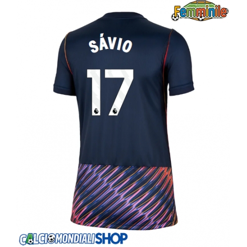 Maglie da calcio Tottenham Hotspur Savio #17 Seconda Maglia Femminile 2026-27 Manica Corta